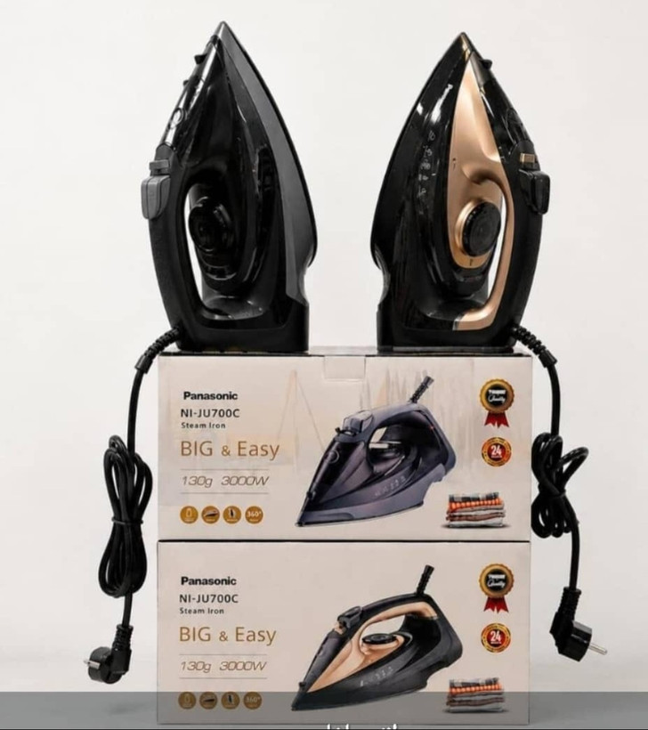 اتو بخار لباس پاناسونیک ۳۰۰۰ وات جادوی صاف کردن لباس مدل JU700C
